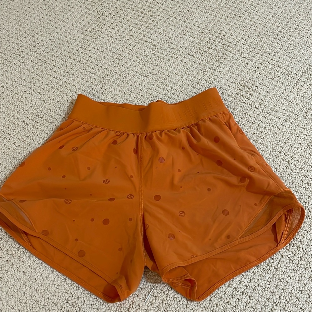 Lululemon orange shorts